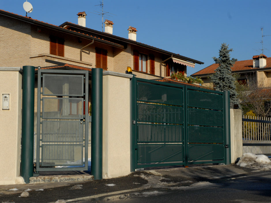 Cancello modello Acquario in ferro